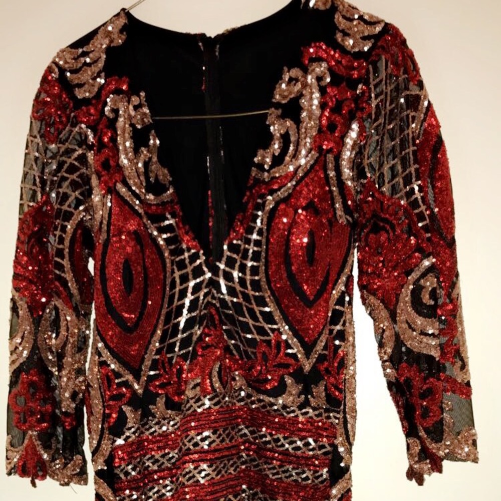 Sequence deep v dress - Picture 3 of 4